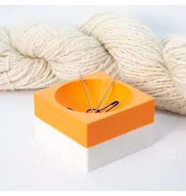 Blue Bird Makery Magnetic Cube Notions Dish - Clementine - Blue Bird Makery