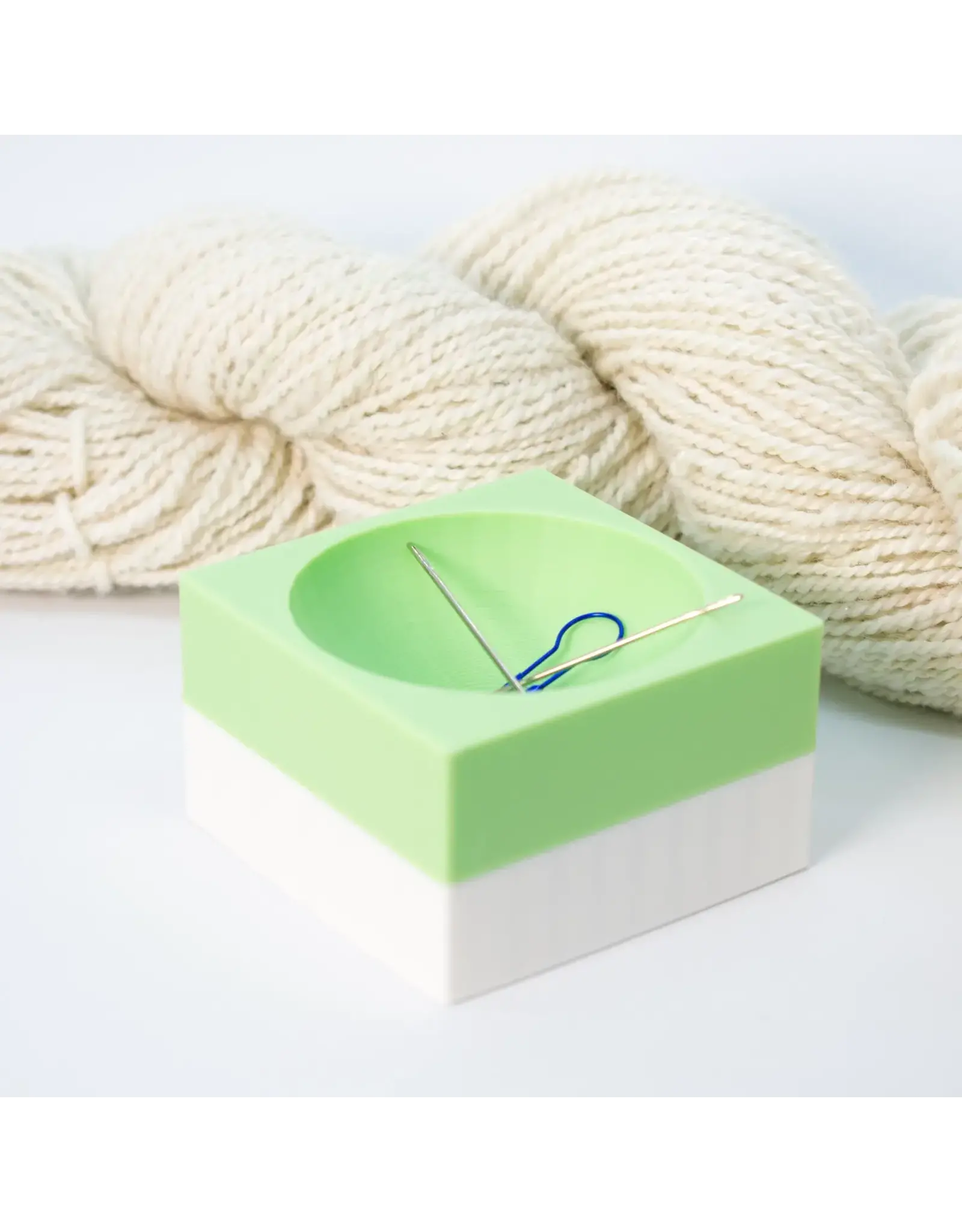 Blue Bird Makery Magnetic Cube Notions Dish - Pistachio - Blue Bird Makery