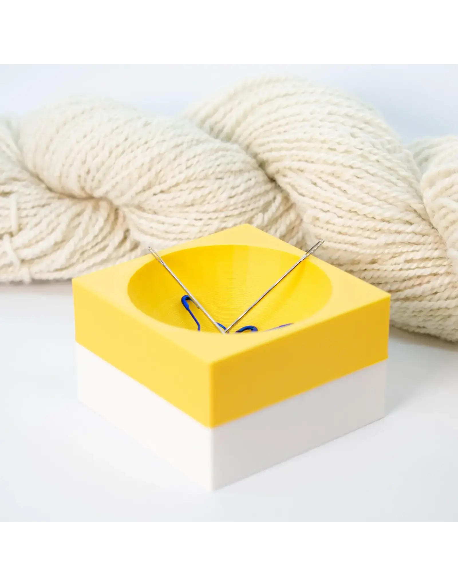 Blue Bird Makery Magnetic Cube Notions Dish - Sunny - Blue Bird Makery