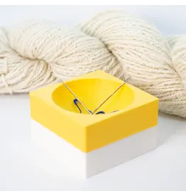 Blue Bird Makery Magnetic Cube Notions Dish - Sunny - Blue Bird Makery