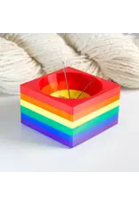 Blue Bird Makery Magnetic Cube Notions Dish - Rainbow - Blue Bird Makery