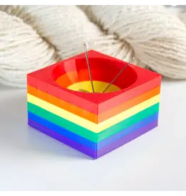 Blue Bird Makery Magnetic Cube Notions Dish - Rainbow - Blue Bird Makery