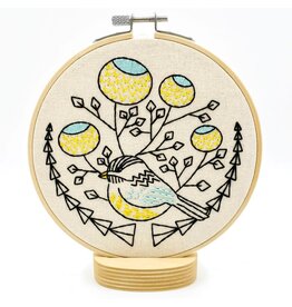 Hook, Line and Tinker Chickadee Complete Embroidery Kit - Hook, Line and Tinker