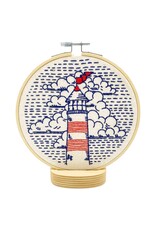 Hook, Line and Tinker Lighthouse Complete Embroidery Kit - Hook, Line and Tinker