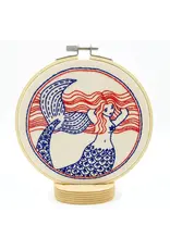 Hook, Line and Tinker Mermaid Complete Embroidery Kit - Hook, Line and Tinker