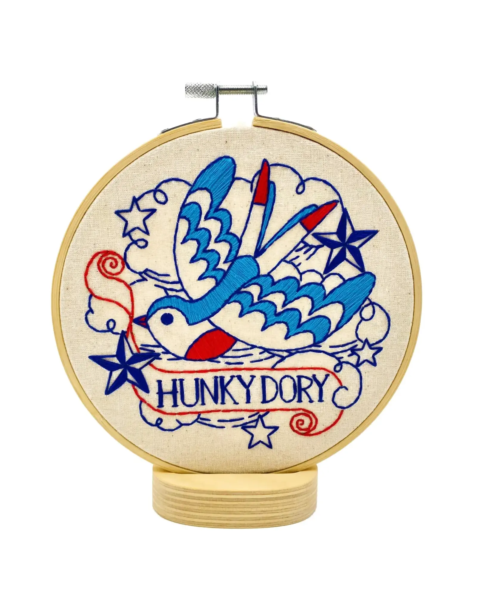 Hook, Line and Tinker Hunky Dory Complete Embroidery Kit - Hook, Line and Tinker