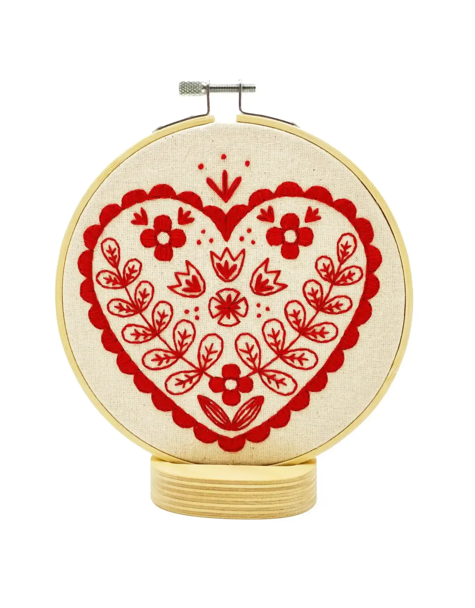Hook, Line and Tinker Nordic Heart Complete Embroidery Kit - Hook, Line and Tinker