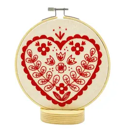 Hook, Line and Tinker Nordic Heart Complete Embroidery Kit - Hook, Line and Tinker