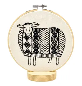 Hook, Line and Tinker Sweater Weather Sheep Complete Embroidery Kit - Hook, Line and Tinker