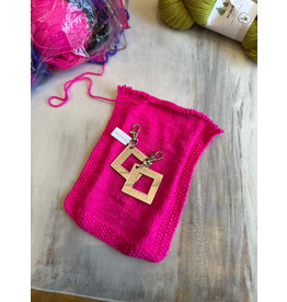 Argyle 1 inch Keychain by Katrinkles - Rose Gold