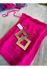 Argyle 1 inch Keychain by Katrinkles - Rose Gold