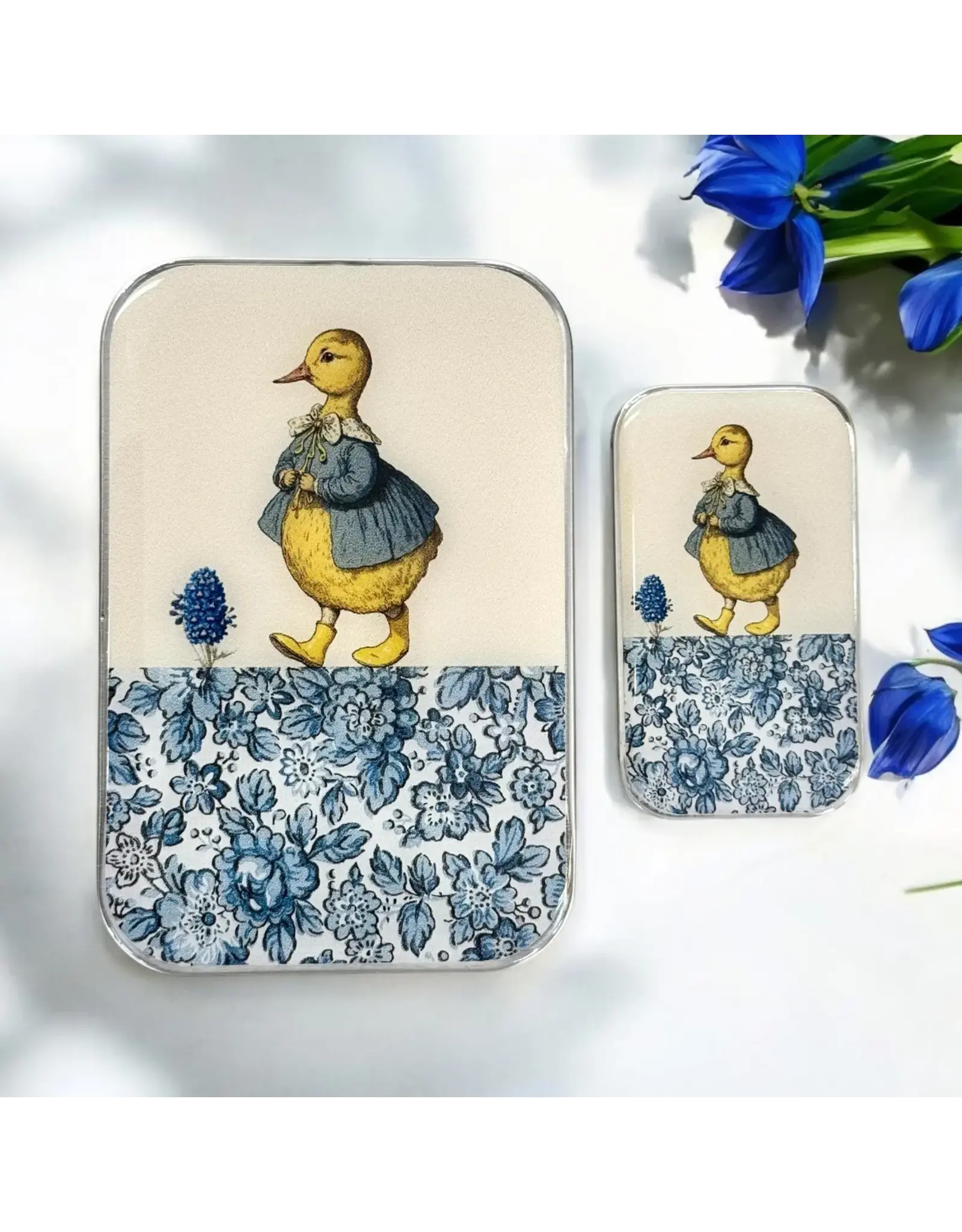Firefly Notes Duck and Flower notions tin - Small - Firefly Notes Tins
