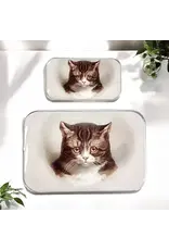 Firefly Notes Brown Cat notions tin - Large - Firefly Notes Tins