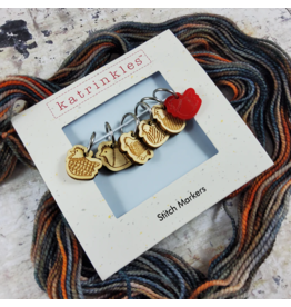 Stitch Markers - Yarn Chicken Ring set by Katrinkles