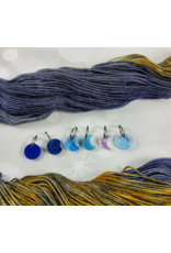 Stitch Markers - Moon Phases Ring Set by Katrinkles