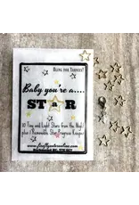 Firefly Notes Star stitch markers with Pin - Ring - Firefly Notes