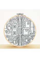 Embroidery & Sage Bird's Eye View NYC - Complete Embroidery Kit - Embroidery & Sage