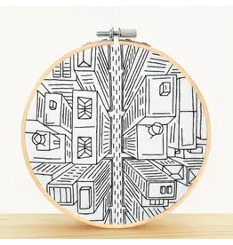 Embroidery & Sage Bird's Eye View NYC - Complete Embroidery Kit - Embroidery & Sage