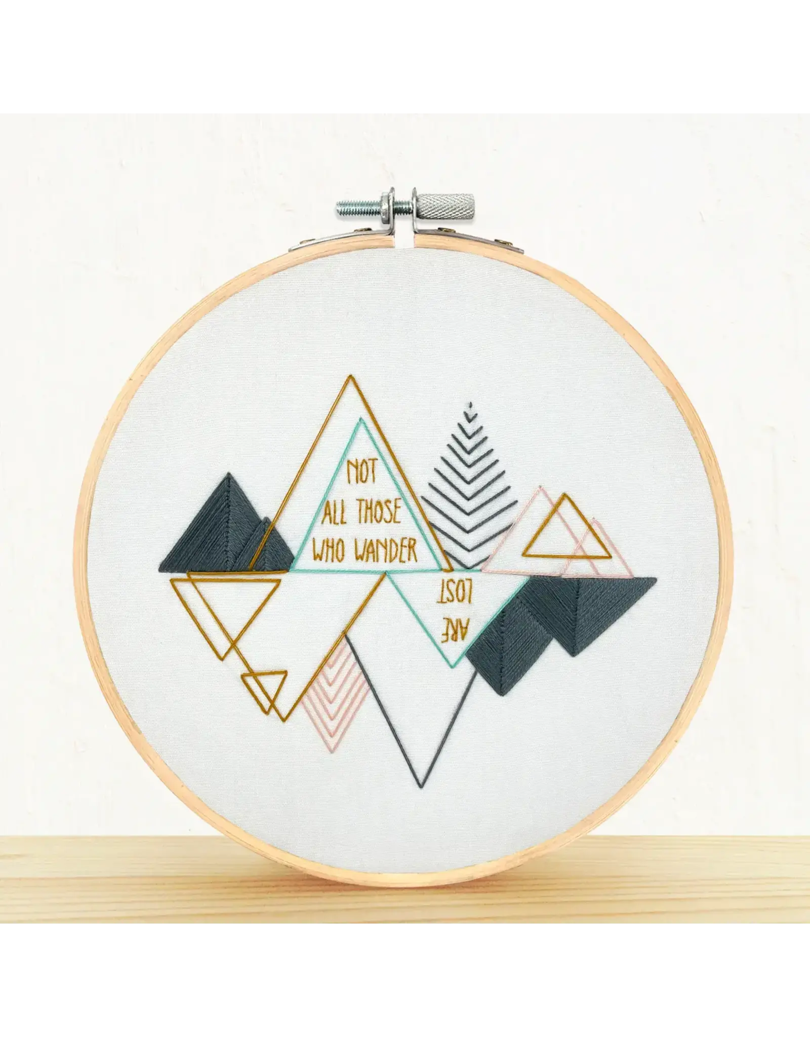 Embroidery & Sage Wanderlust - Complete Embroidery Kit - Embroidery & Sage