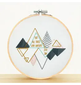 Embroidery & Sage Wanderlust - Complete Embroidery Kit - Embroidery & Sage