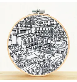 Embroidery & Sage Rooftops of Paris - Complete Embroidery Kit - Embroidery & Sage