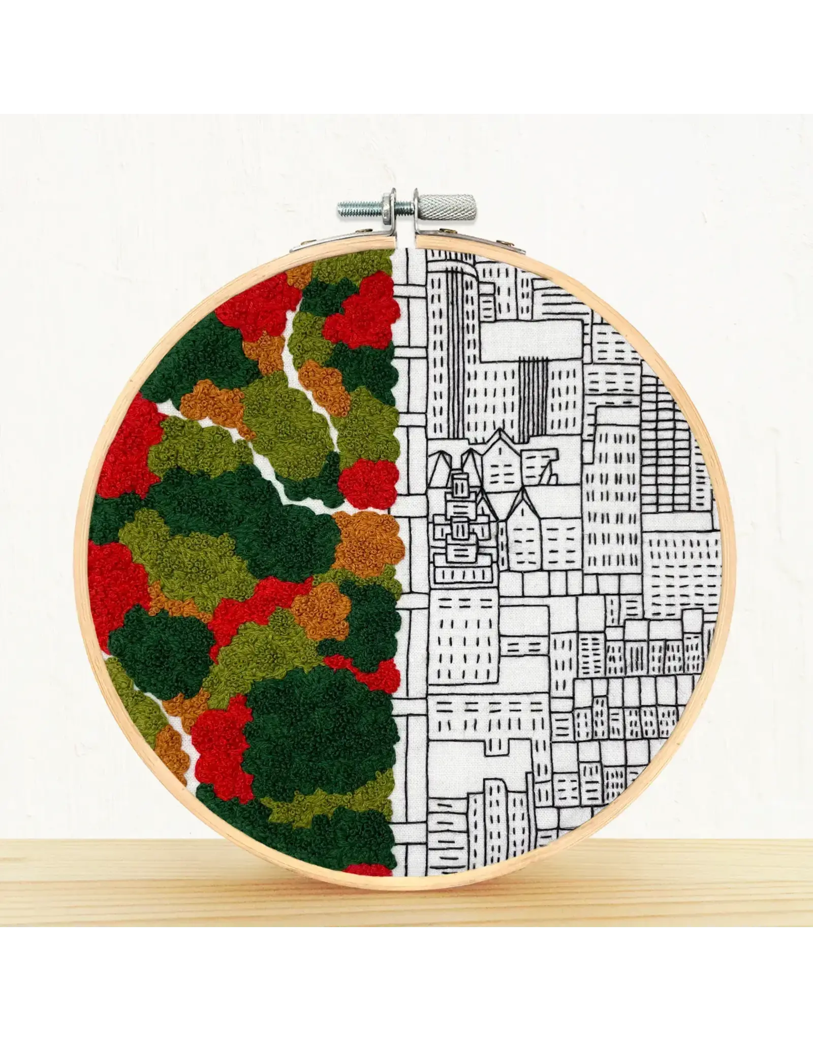 Embroidery & Sage Autumn in New York - Complete Embroidery Kit - Embroidery & Sage