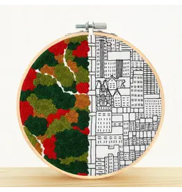Embroidery & Sage Autumn in New York - Complete Embroidery Kit - Embroidery & Sage
