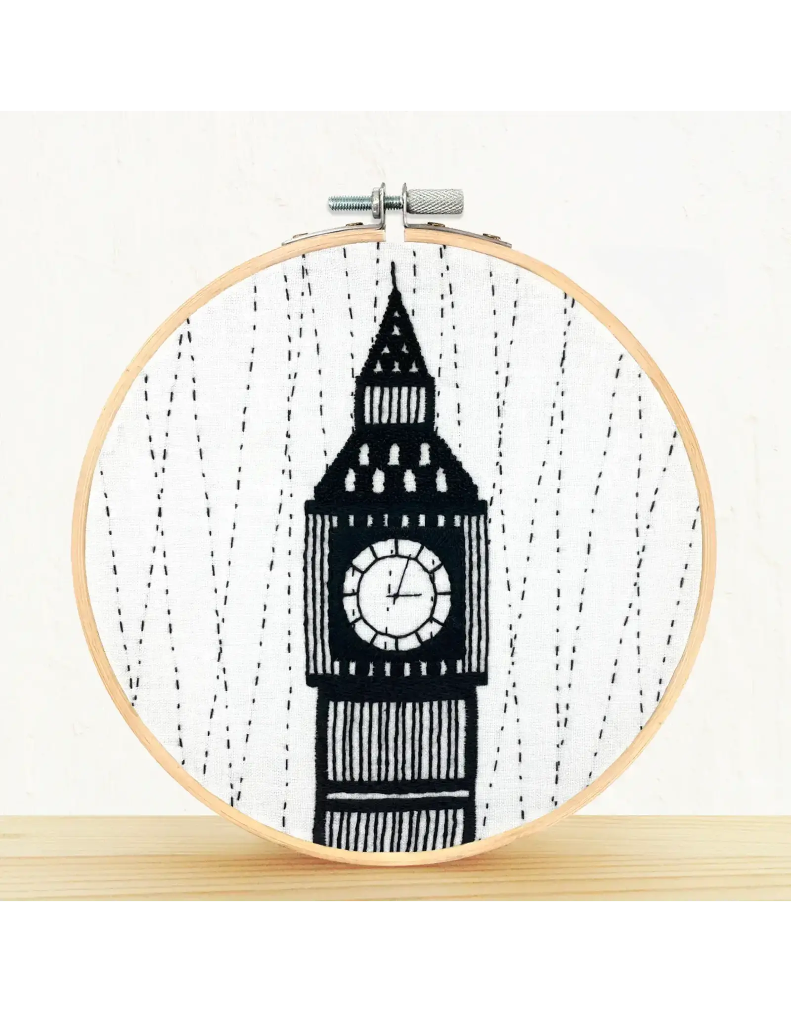 Embroidery & Sage Big Ben, London - Complete Embroidery Kit - Embroidery & Sage