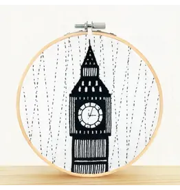 Embroidery & Sage Big Ben, London - Complete Embroidery Kit - Embroidery & Sage