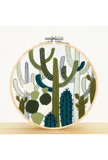 Embroidery & Sage Cactus Garden - Complete Embroidery Kit - Embroidery & Sage