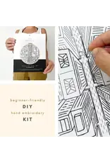 Embroidery & Sage Bird's Eye View NYC - Complete Embroidery Kit - Embroidery & Sage