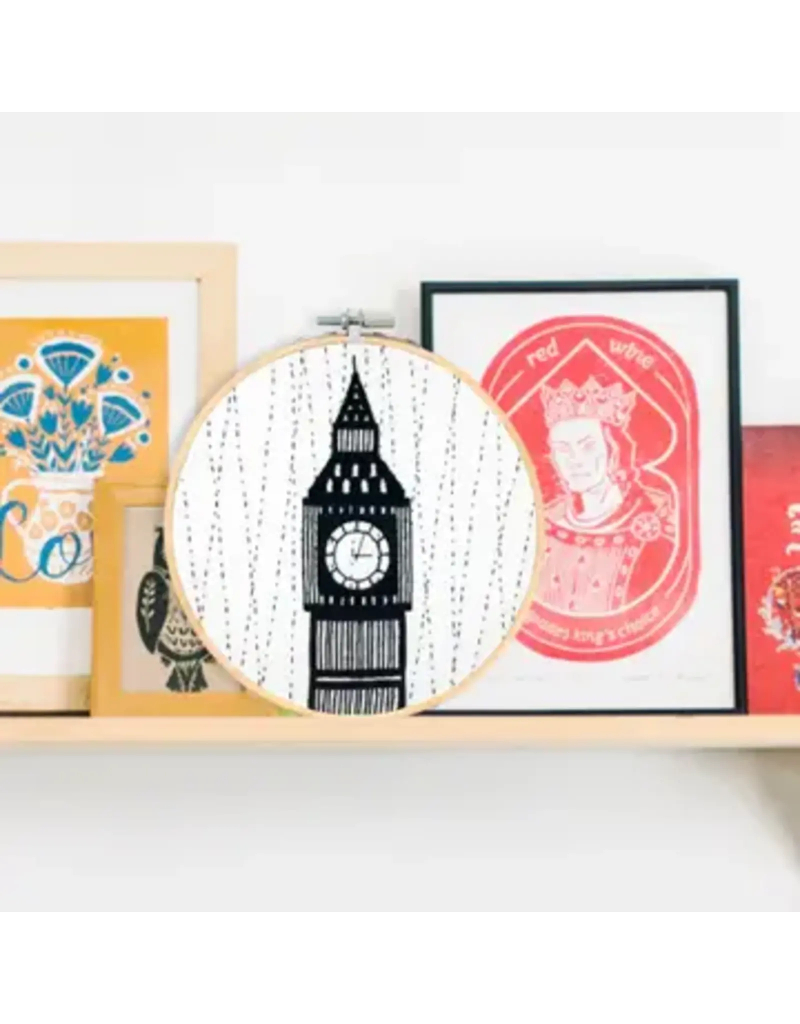 Embroidery & Sage Big Ben, London - Complete Embroidery Kit - Embroidery & Sage