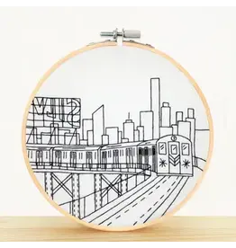 Embroidery & Sage New York Subway - Complete Embroidery Kit - Embroidery & Sage