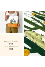 Embroidery & Sage Cactus Bloom - Complete Embroidery Kit - Embroidery & Sage