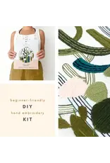 Embroidery & Sage Cactus Garden - Complete Embroidery Kit - Embroidery & Sage
