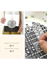 Embroidery & Sage Gingerbread Houses, Amsterdam - Complete Embroidery Kit - Embroidery & Sage