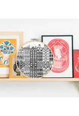 Embroidery & Sage Gingerbread Houses, Amsterdam - Complete Embroidery Kit - Embroidery & Sage