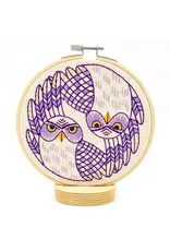 Hook, Line and Tinker Burrowing Owls Complete Embroidery Kit - Hook, Line and Tinker