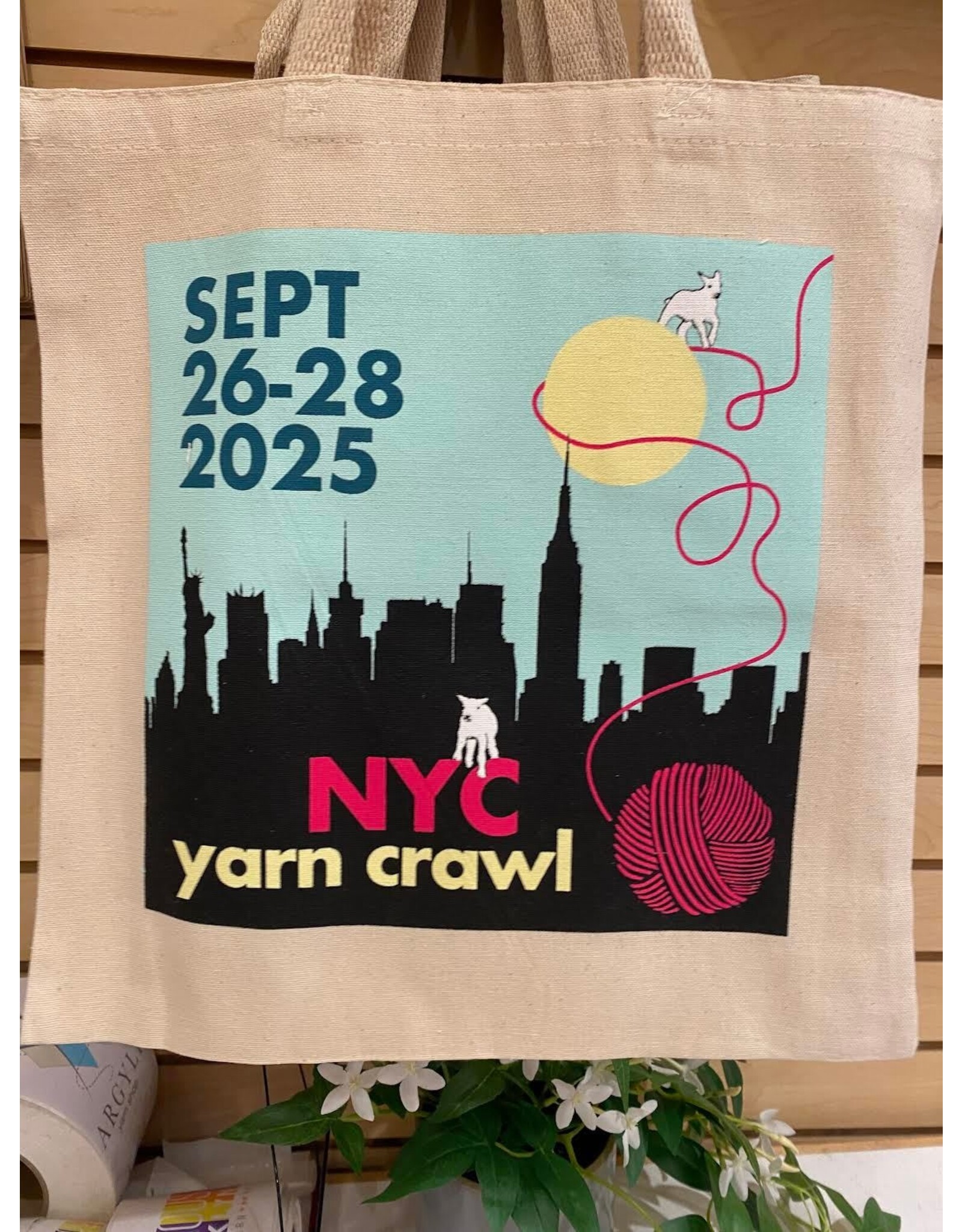 Argyle 2025 NYC Yarn Crawl Tote