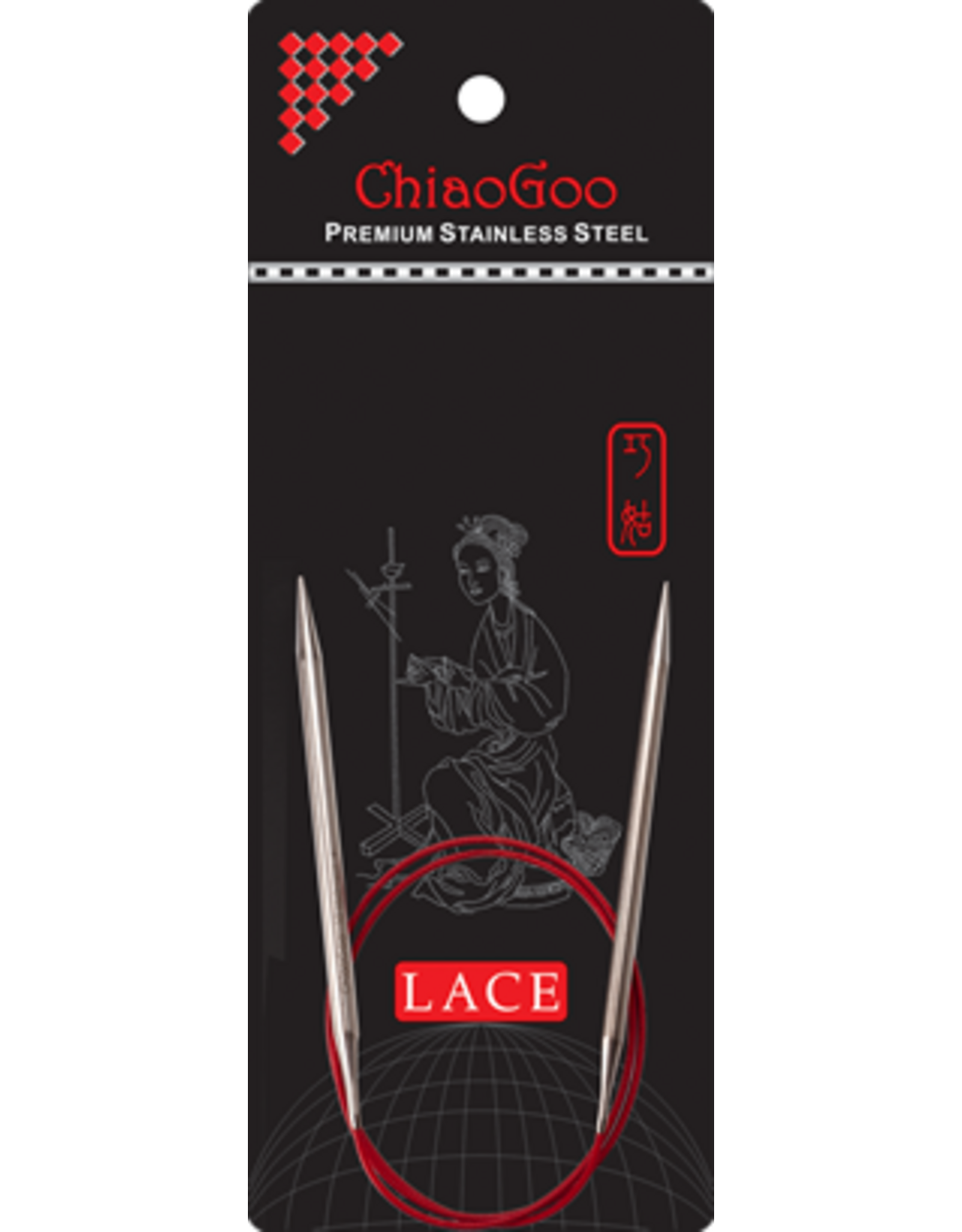 ChiaoGoo 16" long circular needle size US 2.5
