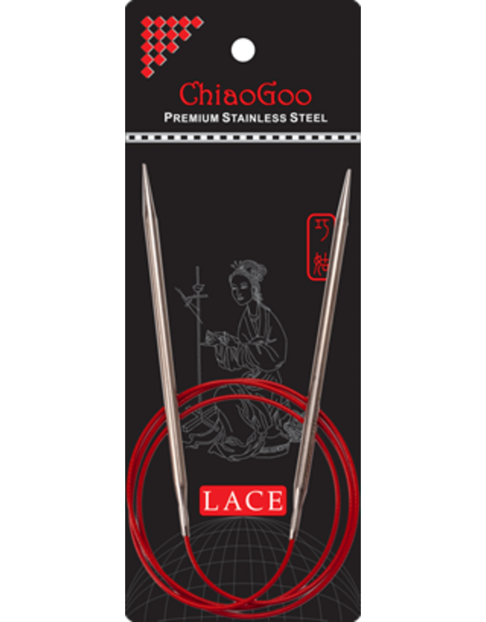 ChiaoGoo 40" long circular needle size US 10