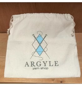 Argyle Argyle small drawstring project bag