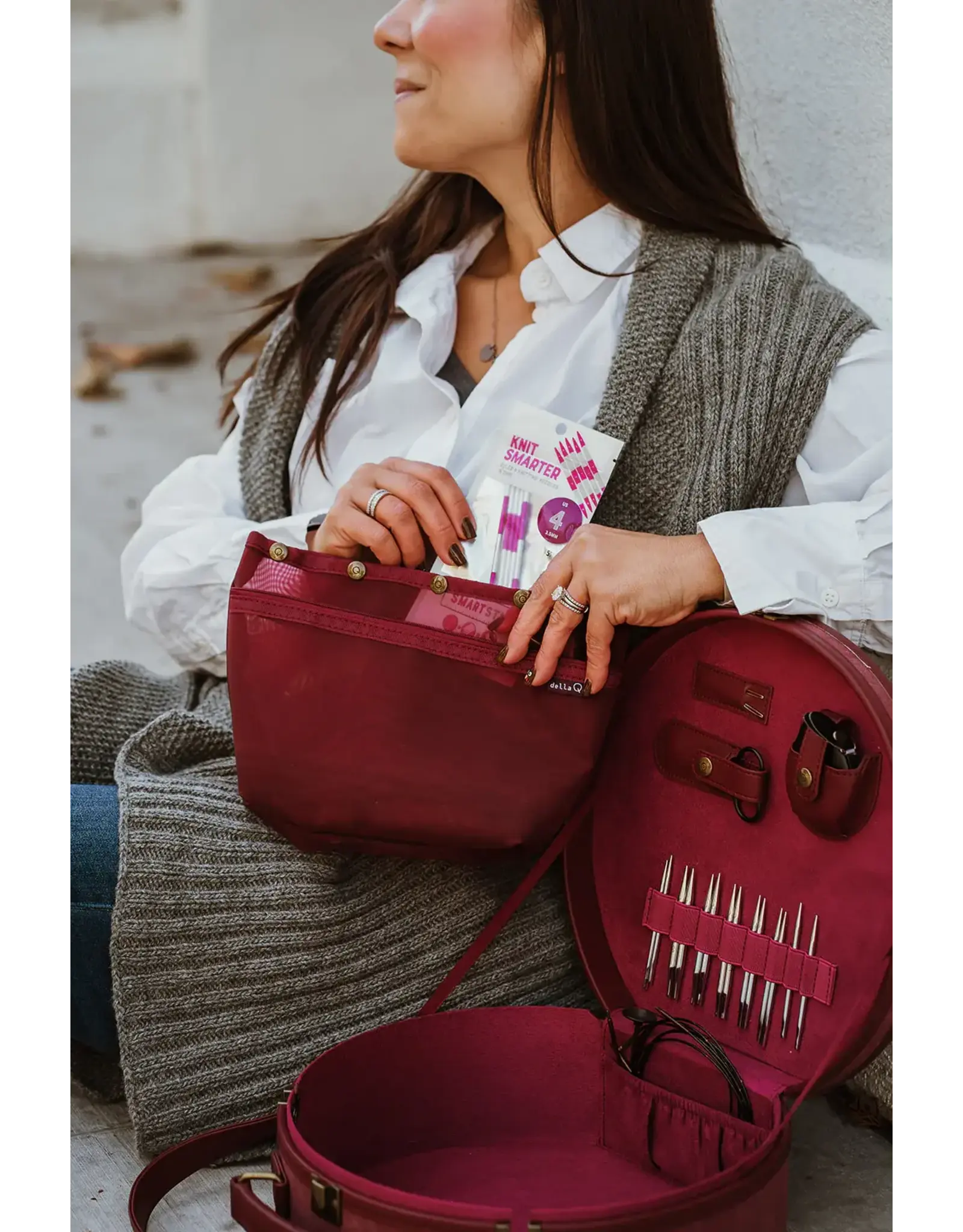 Della Q Della Q - Maker's Hat Box - Indigo