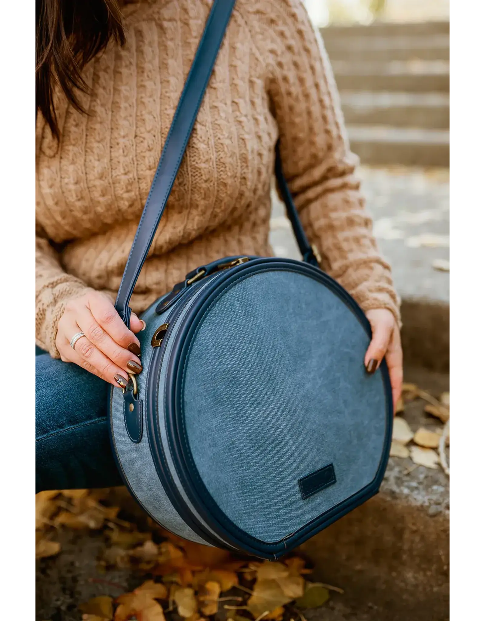 Della Q Della Q - Maker's Hat Box - Indigo