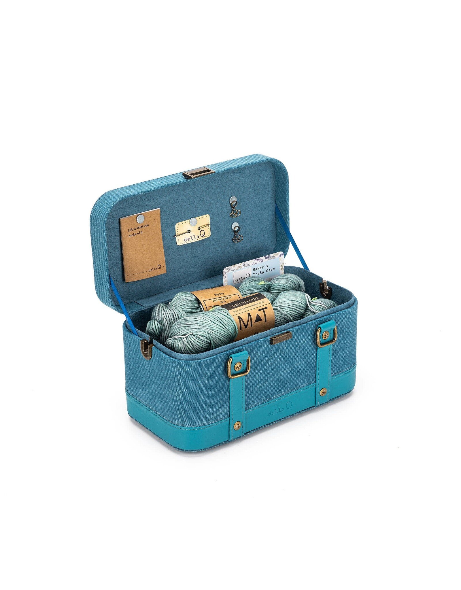 Della Q Della Q - Maker's Train Case - Maroon