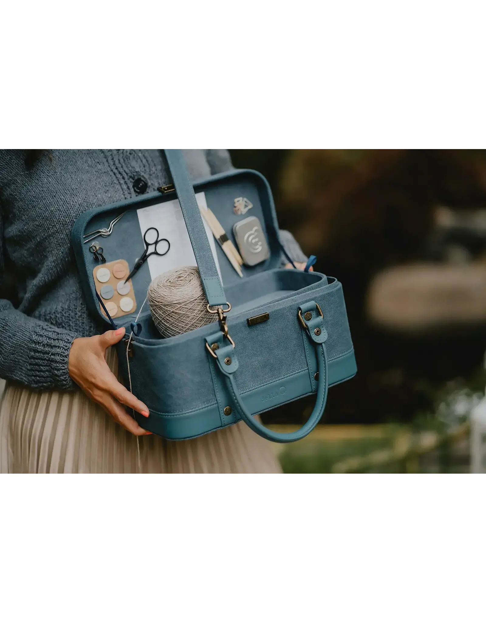 Della Q Della Q - Maker's Train Case - Teal