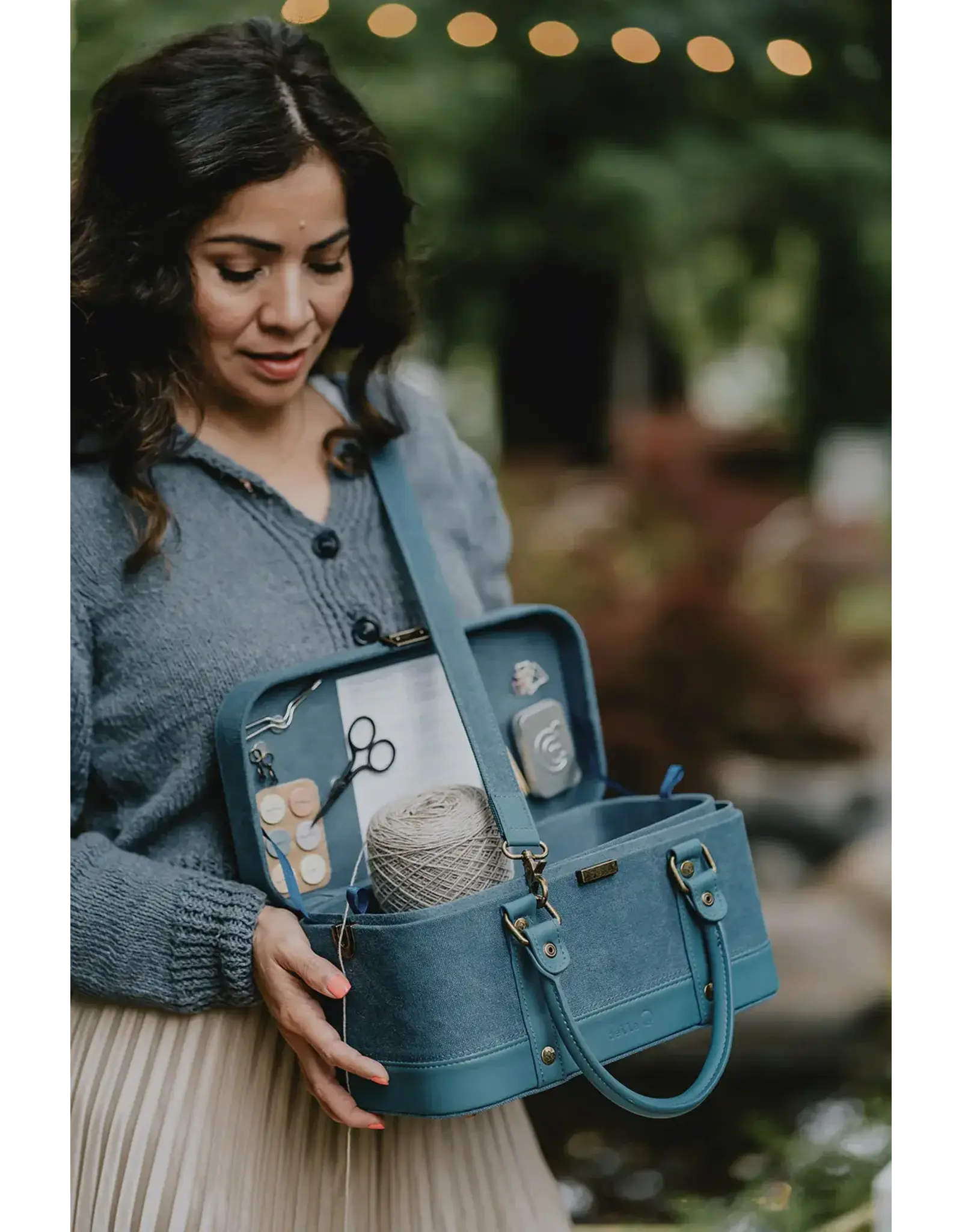 Della Q Della Q - Maker's Train Case - Teal