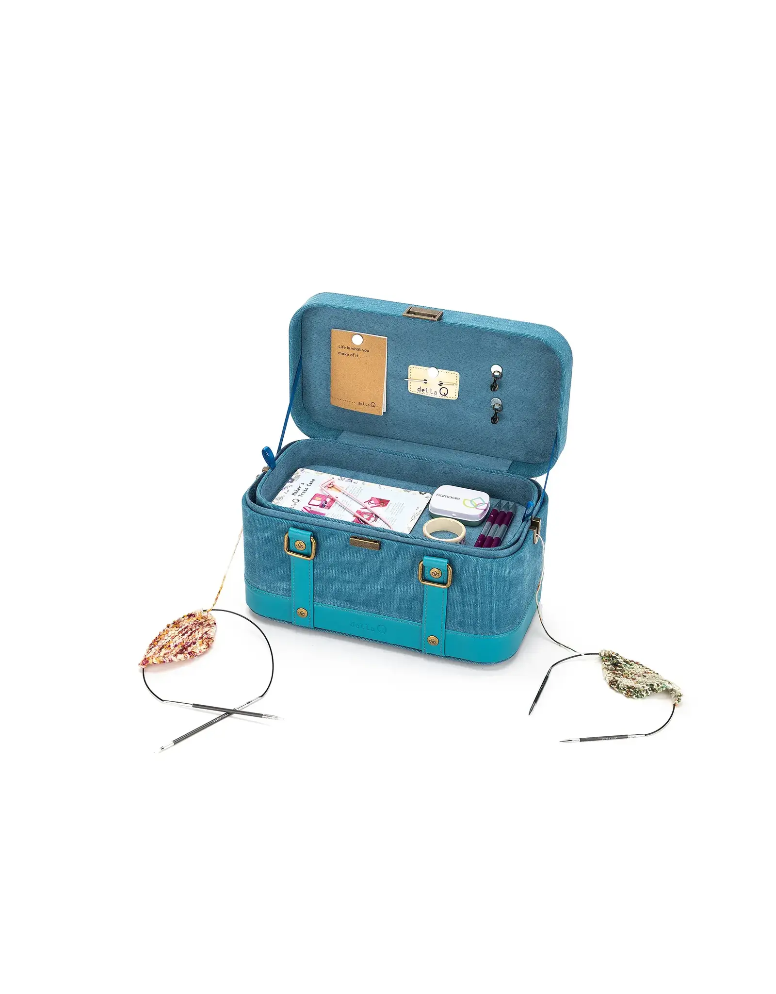 Della Q Della Q - Maker's Train Case - Teal