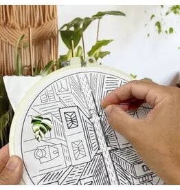 Embroidery & Sage Monstera leaf Magnetic Needle Minder - Embroidery and Sage