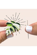 Embroidery & Sage Monstera leaf Magnetic Needle Minder - Embroidery and Sage